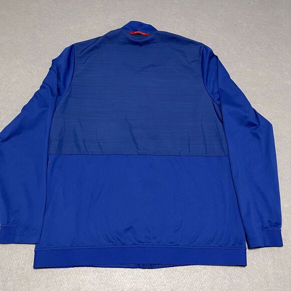 Texas Rangers Jacket Mens Medium Royal Blue MLB Full Zip Embroidered Logo NIKE - Picture 9 of 14
